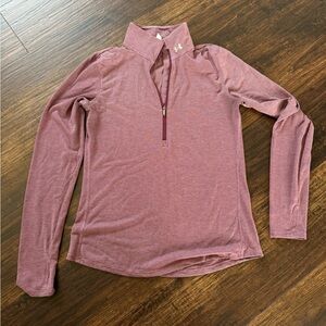 UA quarter zip athletic long sleeve